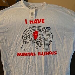Spencer's Mental Illinois XL shirt